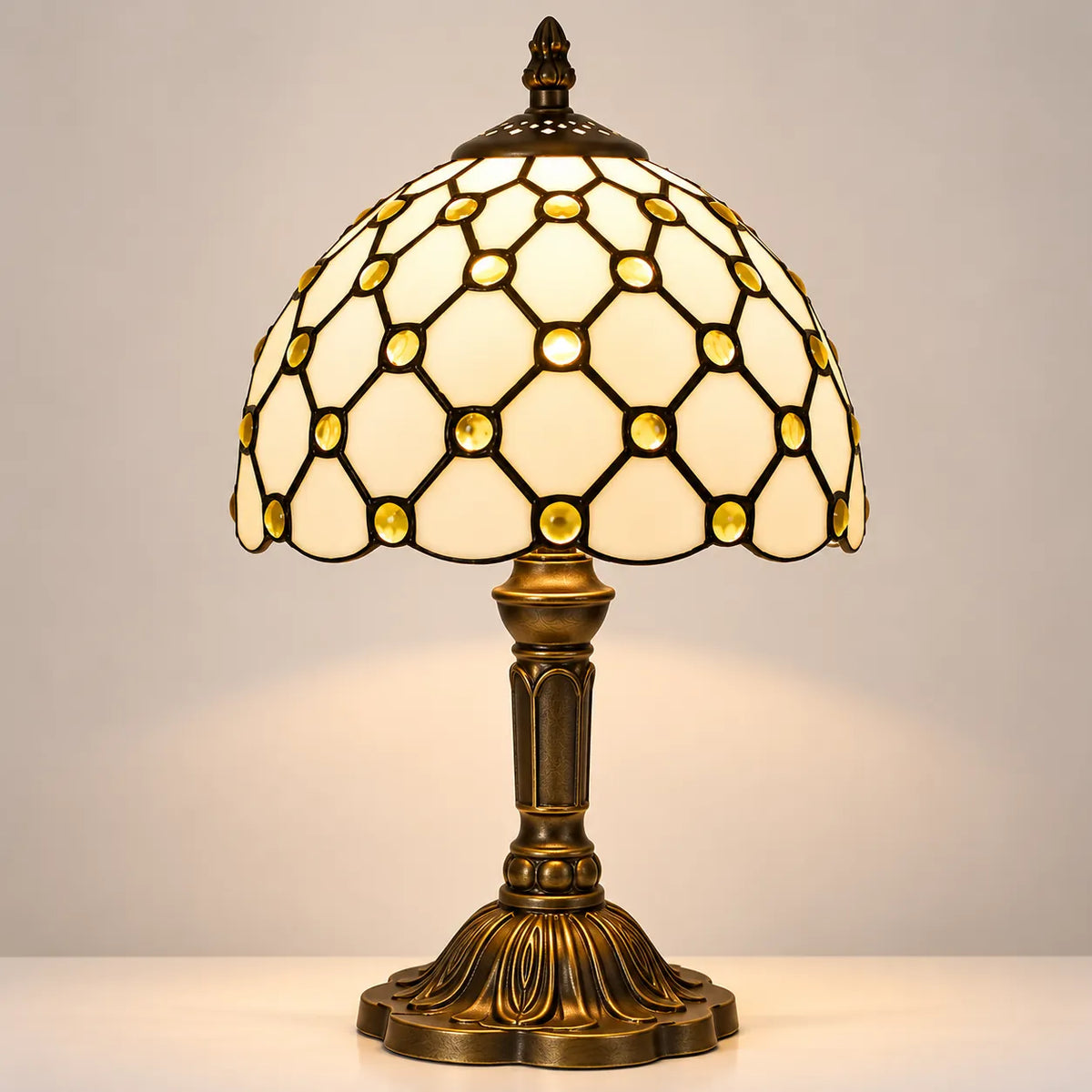 Luminaria_de_Mesa_Abajur_Tiffany_Classica_Vitral