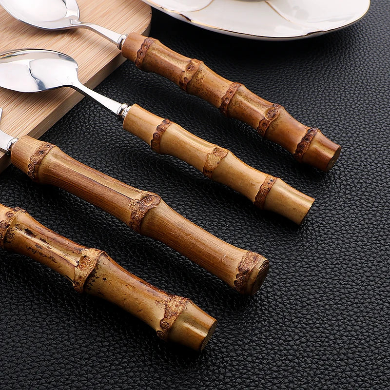Conjunto 24 Peças Bambu Chic