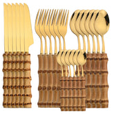 Conjunto 24 Peças Bambu Chic