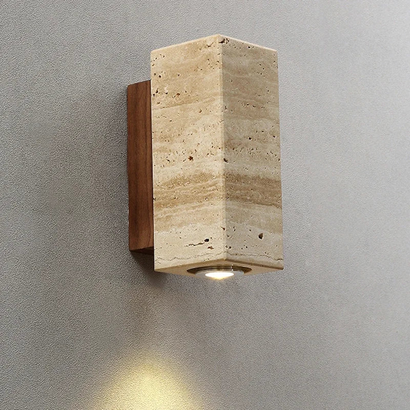 Arandela_de_Parede_Travertino_e_Madeira_Wabi-Sabi