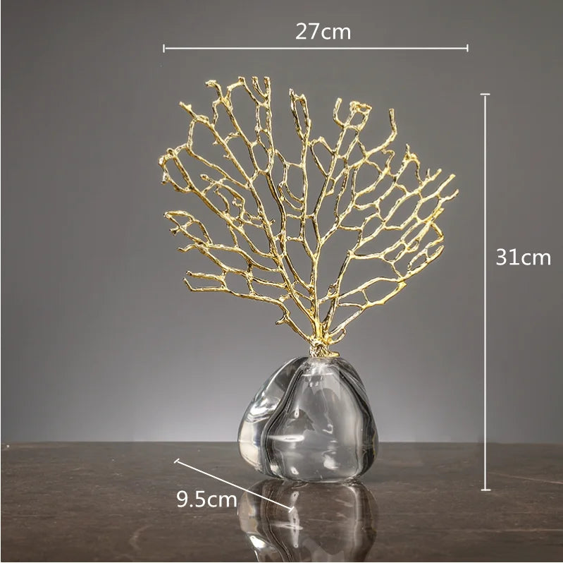 Escultura_Coral_Lux_em_Cristal_Dourado