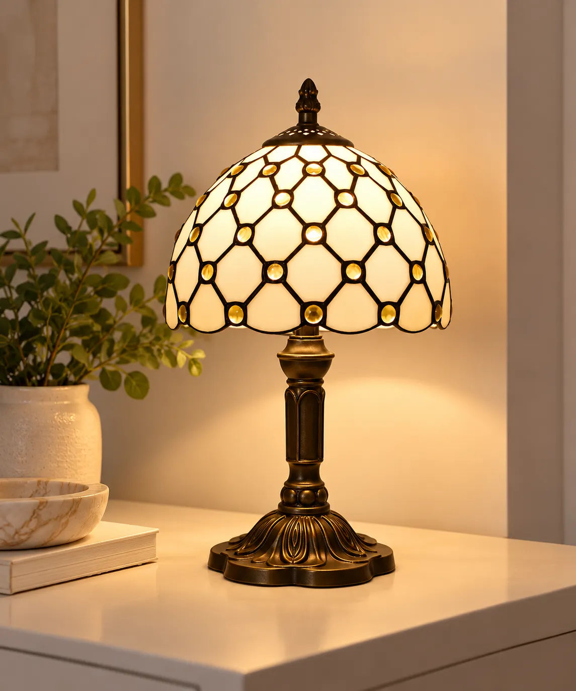 Luminaria_de_Mesa_Abajur_Tiffany_Classica_Vitral