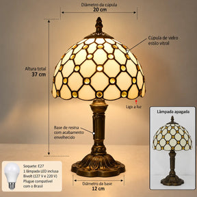 Luminaria_de_Mesa_Abajur_Tiffany_Classica_Vitral