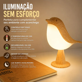 Luminaria_de_Mesa_Birdie_LED_Recarregavel
