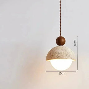 Pendente_Aura_Pedra_Natural_Travertino_e_Madeira_LED_Bivolt