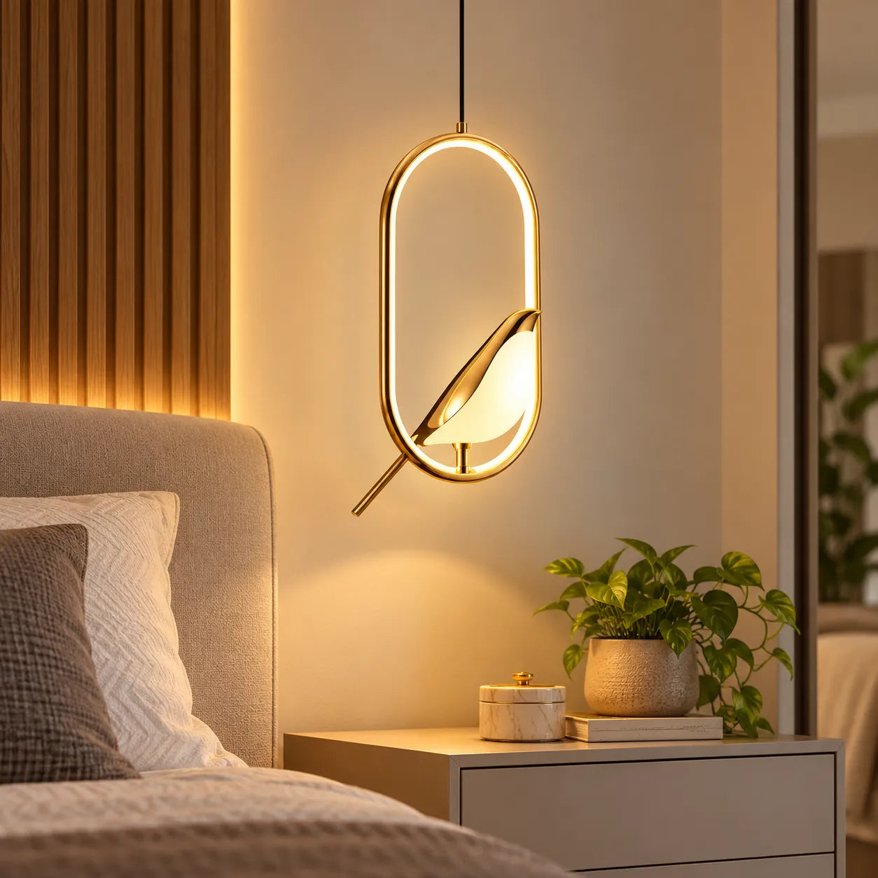 Pendente_LED_Passaro_Lumina_Design_Moderno