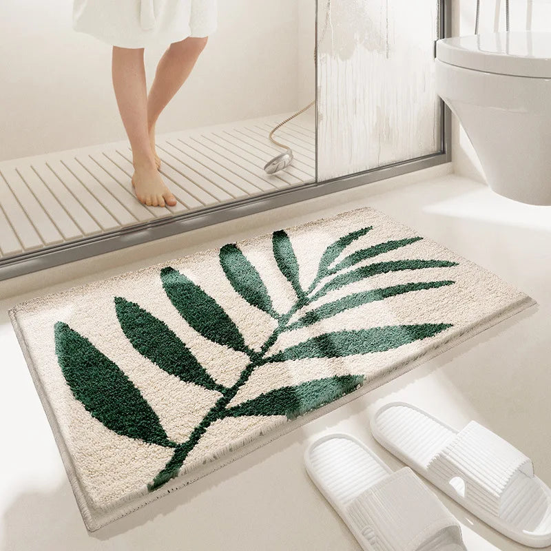 Tapete_de_Banheiro_Green_Leaf_Antiderrapante