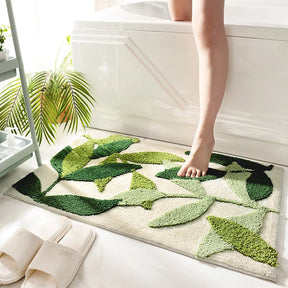 Tapete_de_Banheiro_Green_Leaf_Antiderrapante